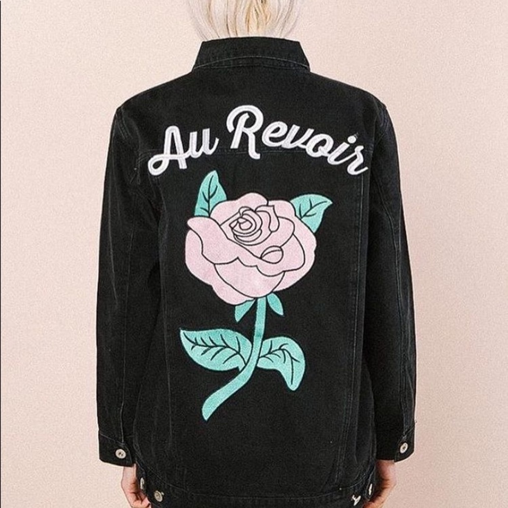 Oversized Au Revoir Denim Jacket